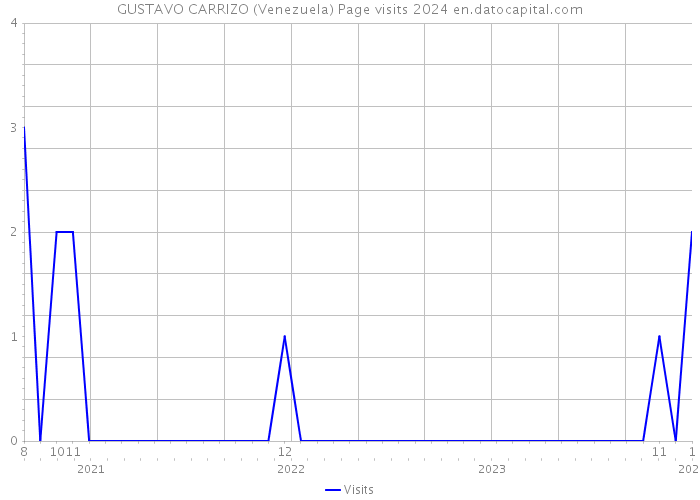 GUSTAVO CARRIZO (Venezuela) Page visits 2024 