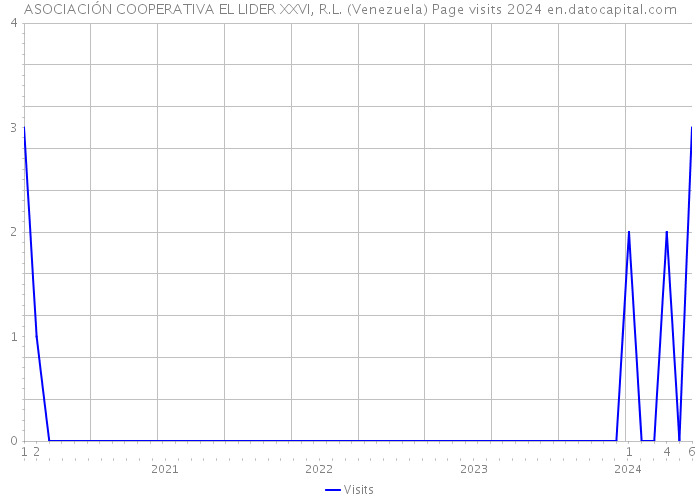ASOCIACIÓN COOPERATIVA EL LIDER XXVI, R.L. (Venezuela) Page visits 2024 