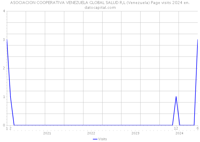 ASOCIACION COOPERATIVA VENEZUELA GLOBAL SALUD R,L (Venezuela) Page visits 2024 