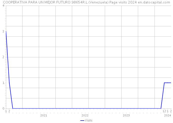 COOPERATIVA PARA UN MEJOR FUTURO 98654R.L (Venezuela) Page visits 2024 