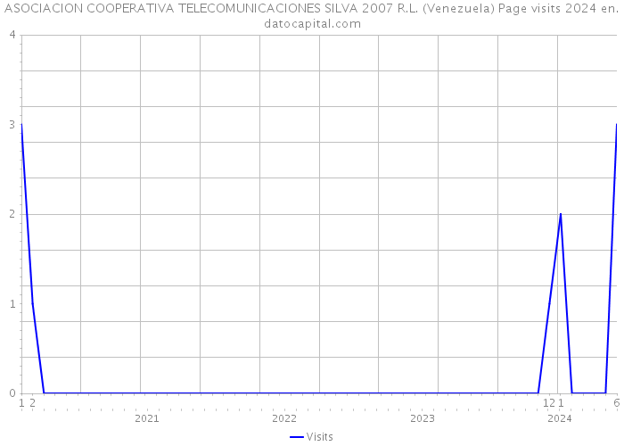 ASOCIACION COOPERATIVA TELECOMUNICACIONES SILVA 2007 R.L. (Venezuela) Page visits 2024 