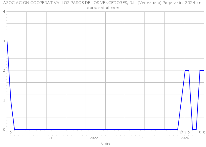 ASOCIACION COOPERATIVA LOS PASOS DE LOS VENCEDORES, R.L. (Venezuela) Page visits 2024 