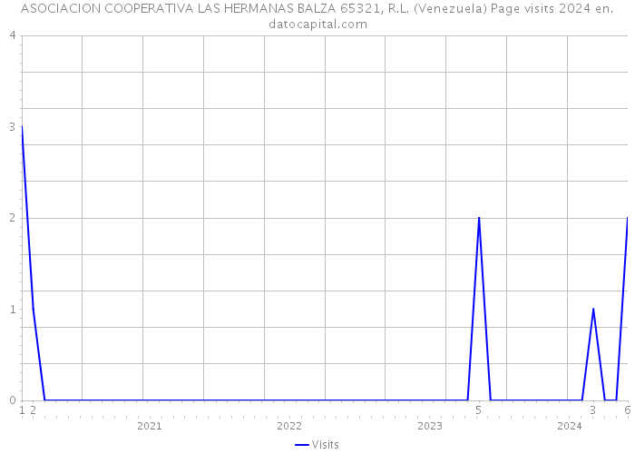 ASOCIACION COOPERATIVA LAS HERMANAS BALZA 65321, R.L. (Venezuela) Page visits 2024 
