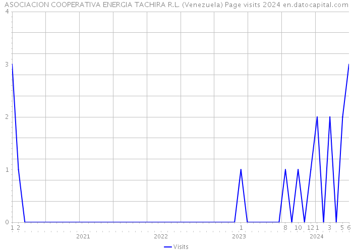 ASOCIACION COOPERATIVA ENERGIA TACHIRA R.L. (Venezuela) Page visits 2024 