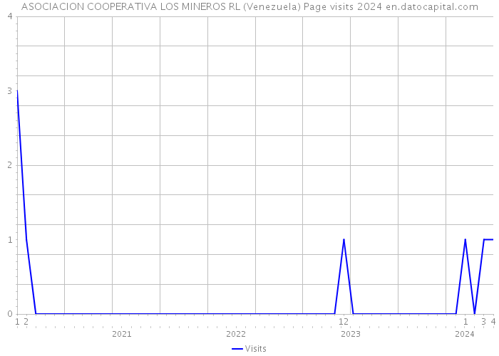 ASOCIACION COOPERATIVA LOS MINEROS RL (Venezuela) Page visits 2024 