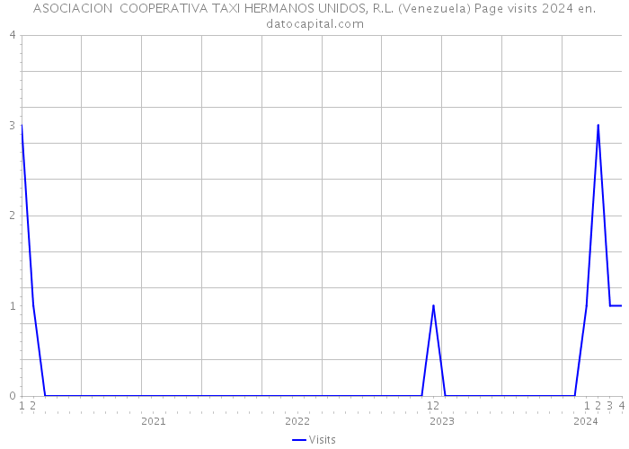 ASOCIACION COOPERATIVA TAXI HERMANOS UNIDOS, R.L. (Venezuela) Page visits 2024 