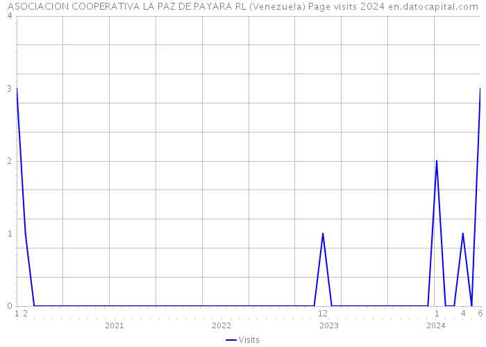 ASOCIACION COOPERATIVA LA PAZ DE PAYARA RL (Venezuela) Page visits 2024 