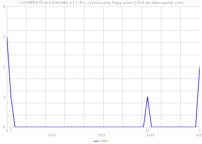 COOPERATIVA FANICHEL 117, R.L. (Venezuela) Page visits 2024 