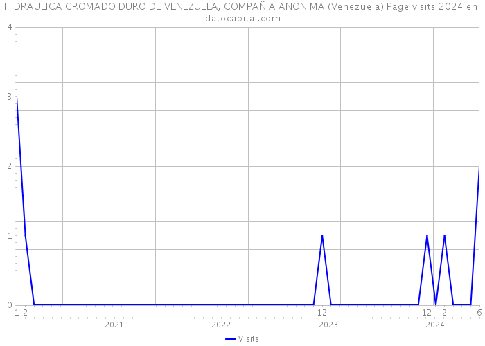 HIDRAULICA CROMADO DURO DE VENEZUELA, COMPAÑIA ANONIMA (Venezuela) Page visits 2024 