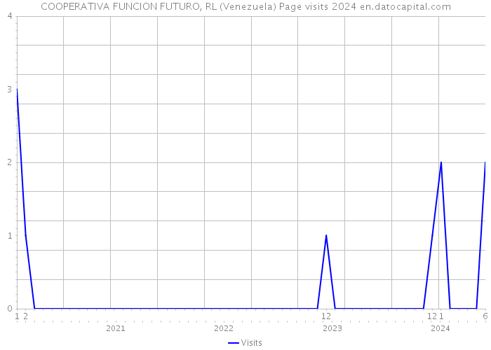 COOPERATIVA FUNCION FUTURO, RL (Venezuela) Page visits 2024 