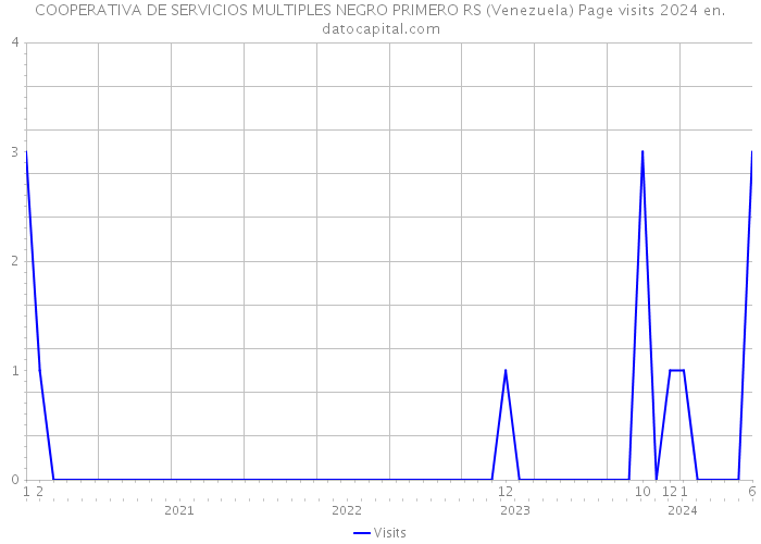 COOPERATIVA DE SERVICIOS MULTIPLES NEGRO PRIMERO RS (Venezuela) Page visits 2024 