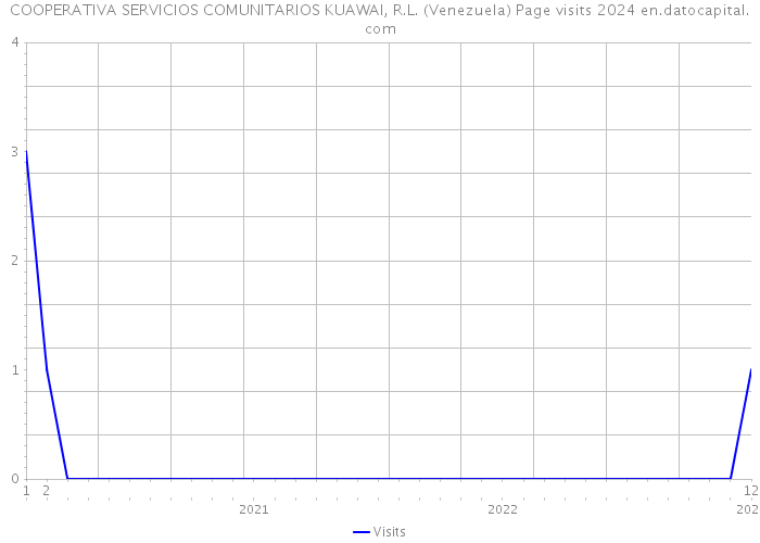 COOPERATIVA SERVICIOS COMUNITARIOS KUAWAI, R.L. (Venezuela) Page visits 2024 