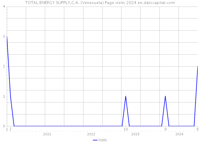 TOTAL ENERGY SUPPLY,C.A. (Venezuela) Page visits 2024 