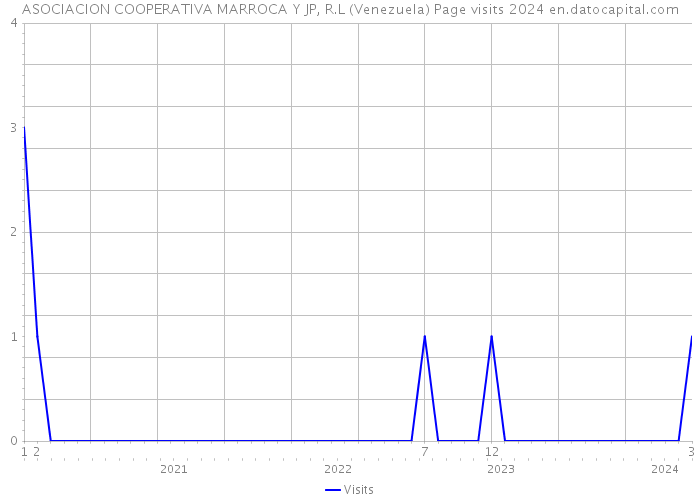 ASOCIACION COOPERATIVA MARROCA Y JP, R.L (Venezuela) Page visits 2024 