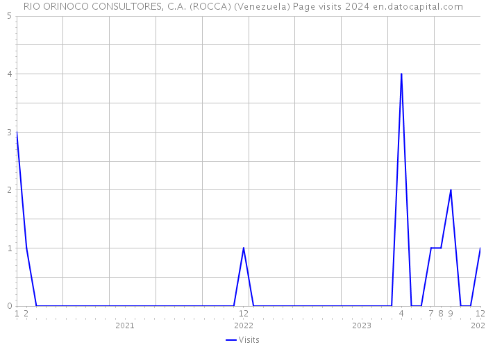 RIO ORINOCO CONSULTORES, C.A. (ROCCA) (Venezuela) Page visits 2024 