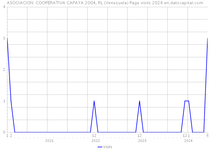 ASOCIACION COOPERATIVA CAPAYA 2004, RL (Venezuela) Page visits 2024 