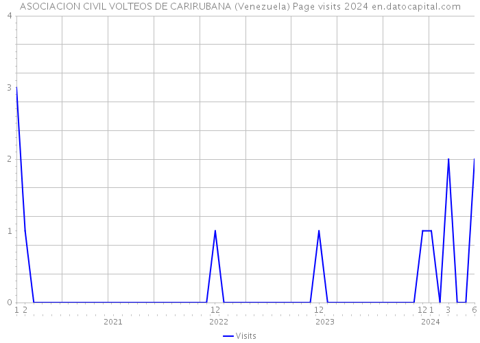 ASOCIACION CIVIL VOLTEOS DE CARIRUBANA (Venezuela) Page visits 2024 