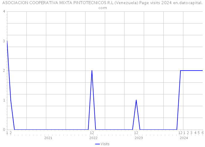 ASOCIACION COOPERATIVA MIXTA PINTOTECNICOS R.L (Venezuela) Page visits 2024 