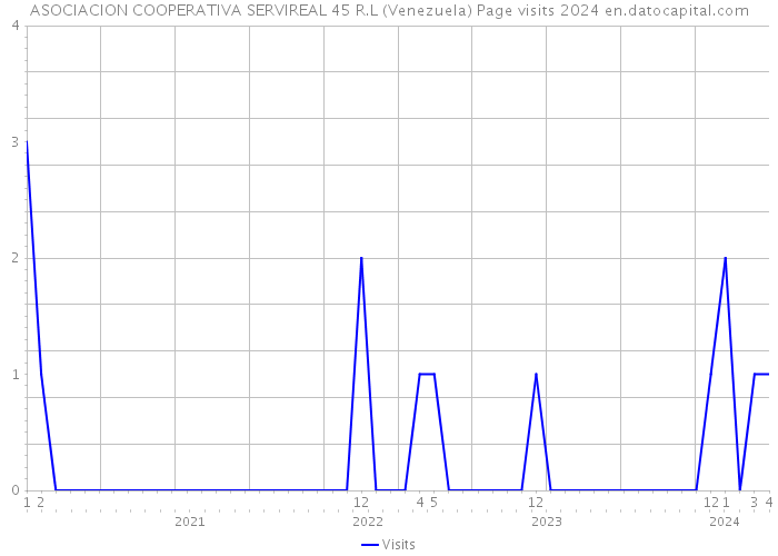 ASOCIACION COOPERATIVA SERVIREAL 45 R.L (Venezuela) Page visits 2024 