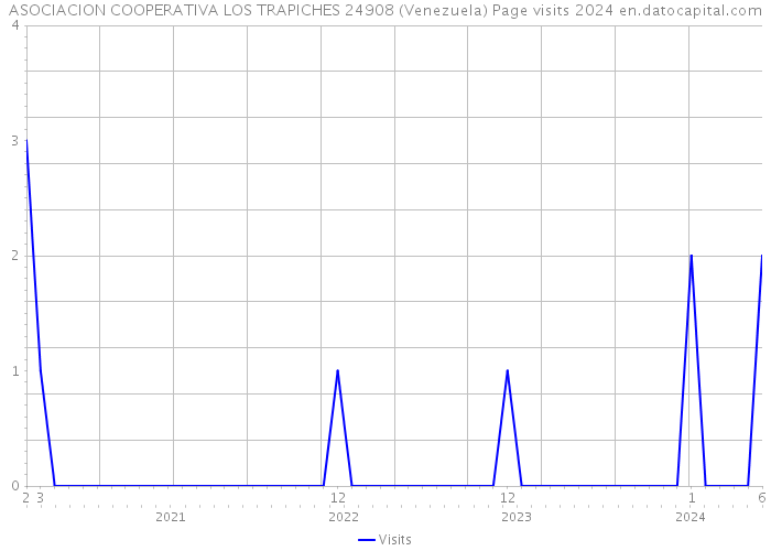 ASOCIACION COOPERATIVA LOS TRAPICHES 24908 (Venezuela) Page visits 2024 