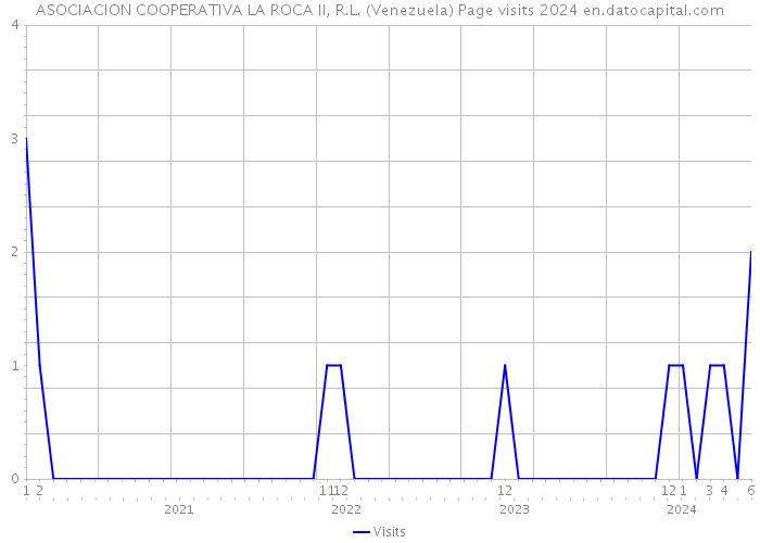 ASOCIACION COOPERATIVA LA ROCA II, R.L. (Venezuela) Page visits 2024 
