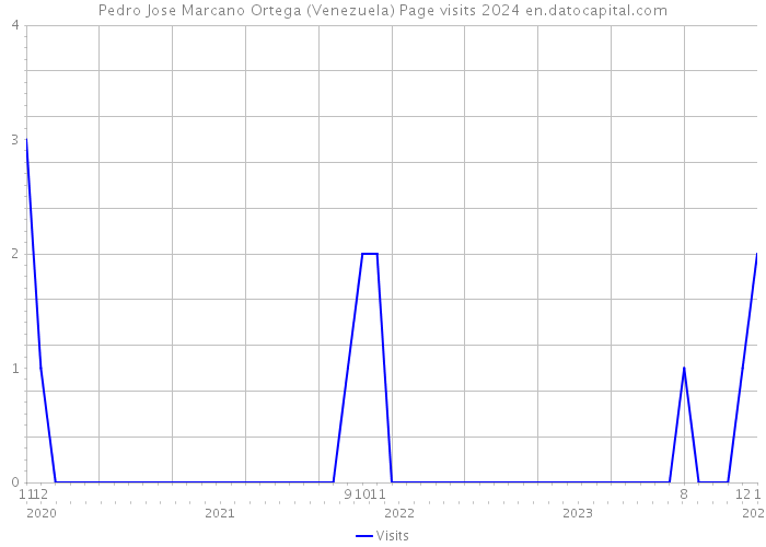 Pedro Jose Marcano Ortega (Venezuela) Page visits 2024 