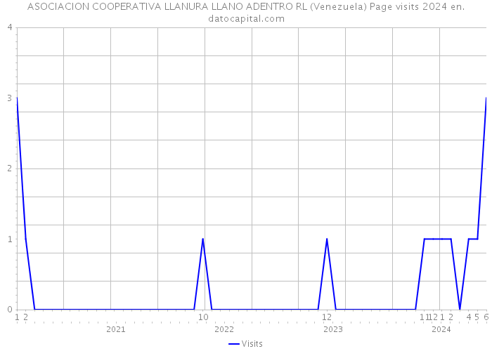 ASOCIACION COOPERATIVA LLANURA LLANO ADENTRO RL (Venezuela) Page visits 2024 