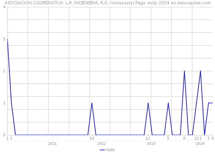 ASOCIACION COOPERATIVA L.R. INGENIERIA, R.S. (Venezuela) Page visits 2024 