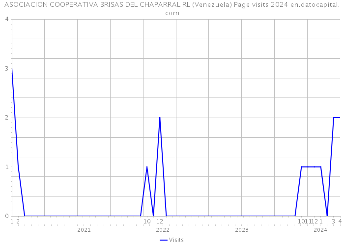 ASOCIACION COOPERATIVA BRISAS DEL CHAPARRAL RL (Venezuela) Page visits 2024 