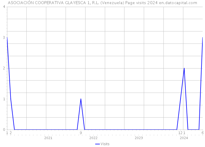 ASOCIACIÓN COOPERATIVA GLAYESCA 1, R.L. (Venezuela) Page visits 2024 