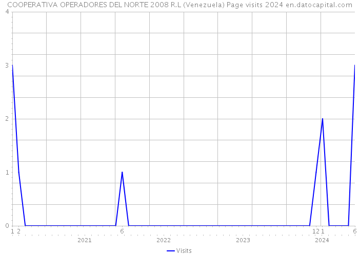COOPERATIVA OPERADORES DEL NORTE 2008 R.L (Venezuela) Page visits 2024 