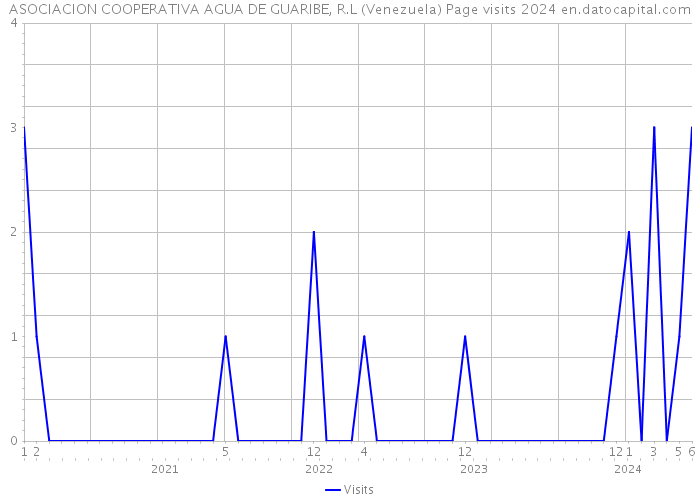 ASOCIACION COOPERATIVA AGUA DE GUARIBE, R.L (Venezuela) Page visits 2024 