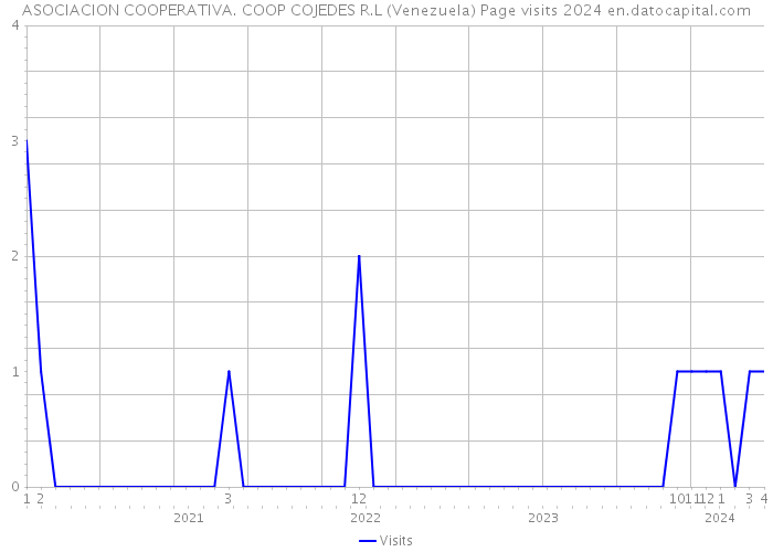 ASOCIACION COOPERATIVA. COOP COJEDES R.L (Venezuela) Page visits 2024 