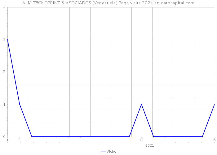 A. M TECNOPRINT & ASOCIADOS (Venezuela) Page visits 2024 