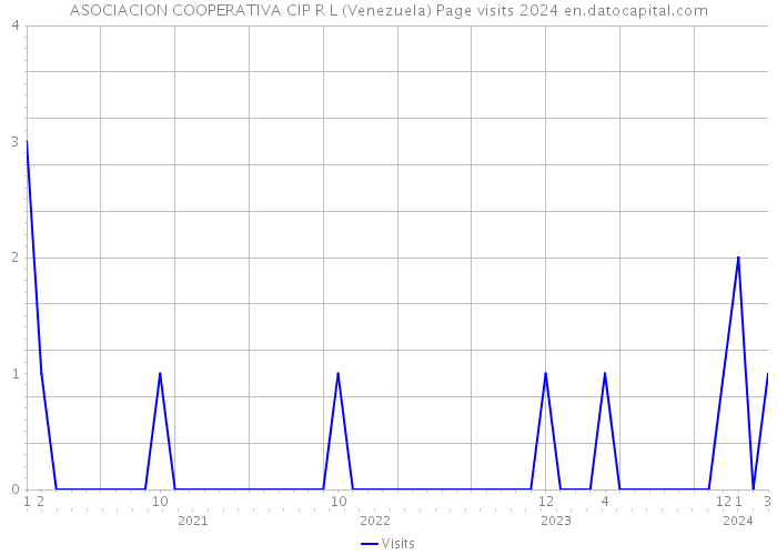 ASOCIACION COOPERATIVA CIP R L (Venezuela) Page visits 2024 