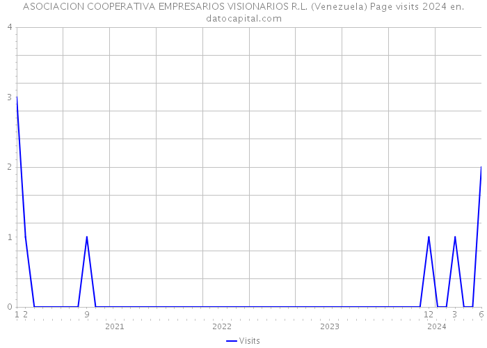 ASOCIACION COOPERATIVA EMPRESARIOS VISIONARIOS R.L. (Venezuela) Page visits 2024 