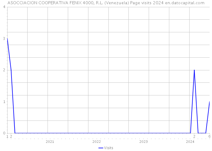ASOCCIACION COOPERATIVA FENIX 4000, R.L. (Venezuela) Page visits 2024 