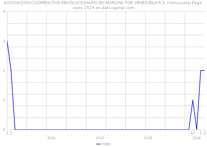 ASOCIACION COOPERATIVA REVOLUCIONARIO EN MARCHA POR VENEZUELA R.S. (Venezuela) Page visits 2024 