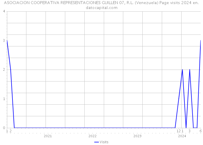 ASOCIACION COOPERATIVA REPRESENTACIONES GUILLEN 07, R.L. (Venezuela) Page visits 2024 