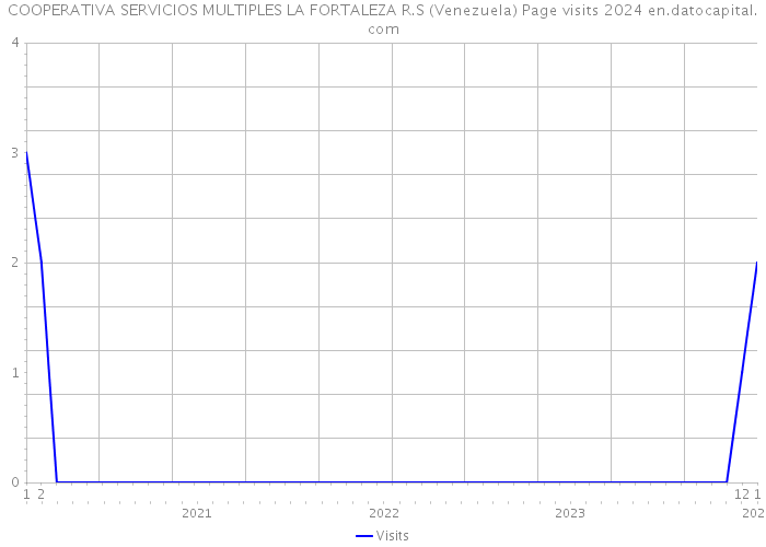 COOPERATIVA SERVICIOS MULTIPLES LA FORTALEZA R.S (Venezuela) Page visits 2024 