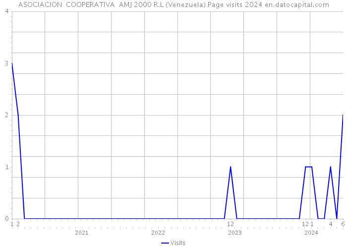 ASOCIACION COOPERATIVA AMJ 2000 R.L (Venezuela) Page visits 2024 