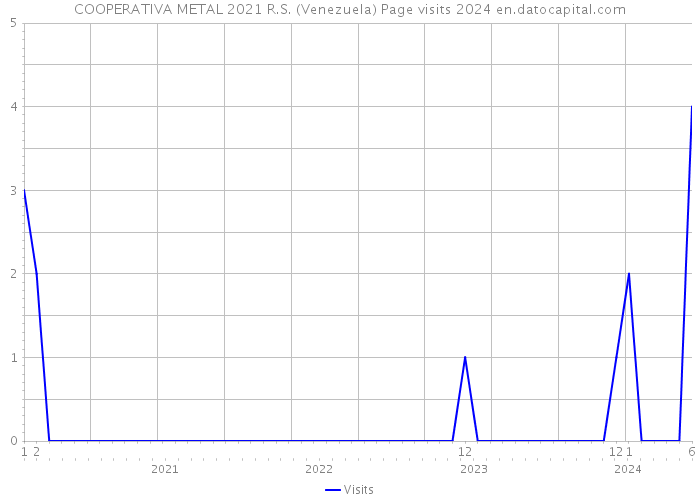 COOPERATIVA METAL 2021 R.S. (Venezuela) Page visits 2024 