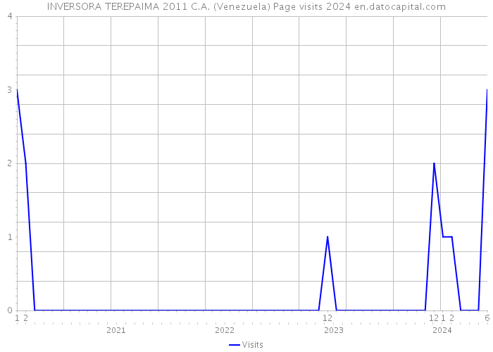 INVERSORA TEREPAIMA 2011 C.A. (Venezuela) Page visits 2024 