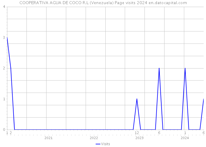COOPERATIVA AGUA DE COCO R.L (Venezuela) Page visits 2024 