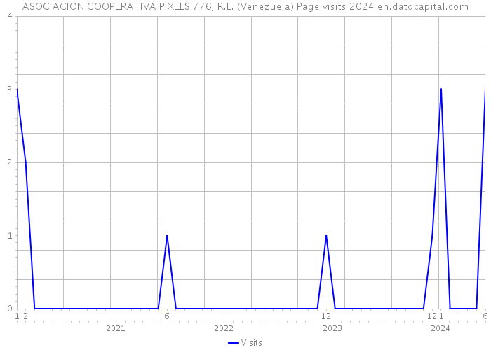 ASOCIACION COOPERATIVA PIXELS 776, R.L. (Venezuela) Page visits 2024 