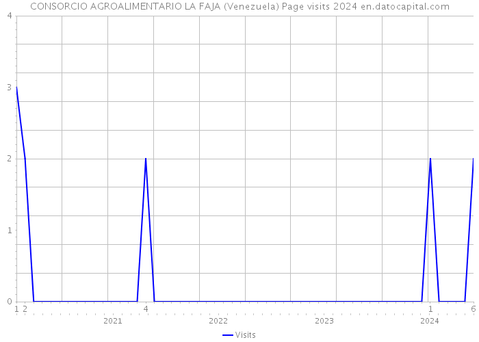 CONSORCIO AGROALIMENTARIO LA FAJA (Venezuela) Page visits 2024 