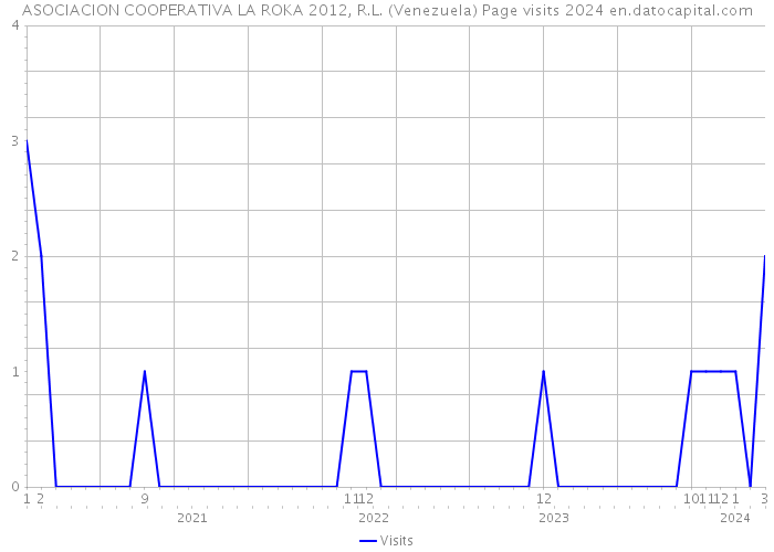 ASOCIACION COOPERATIVA LA ROKA 2012, R.L. (Venezuela) Page visits 2024 