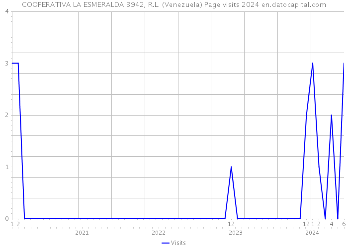 COOPERATIVA LA ESMERALDA 3942, R.L. (Venezuela) Page visits 2024 