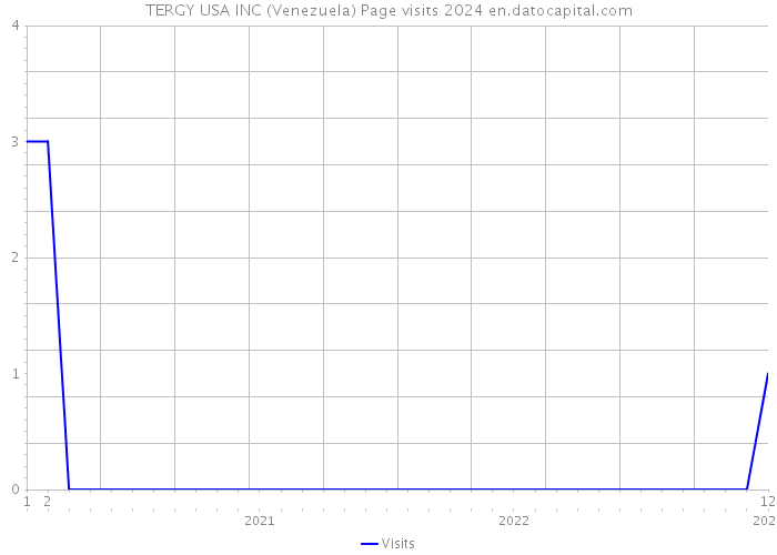 TERGY USA INC (Venezuela) Page visits 2024 