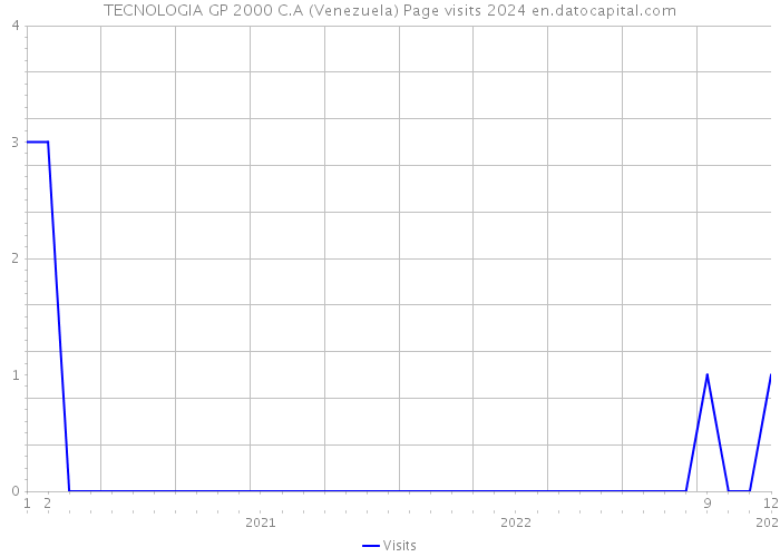 TECNOLOGIA GP 2000 C.A (Venezuela) Page visits 2024 